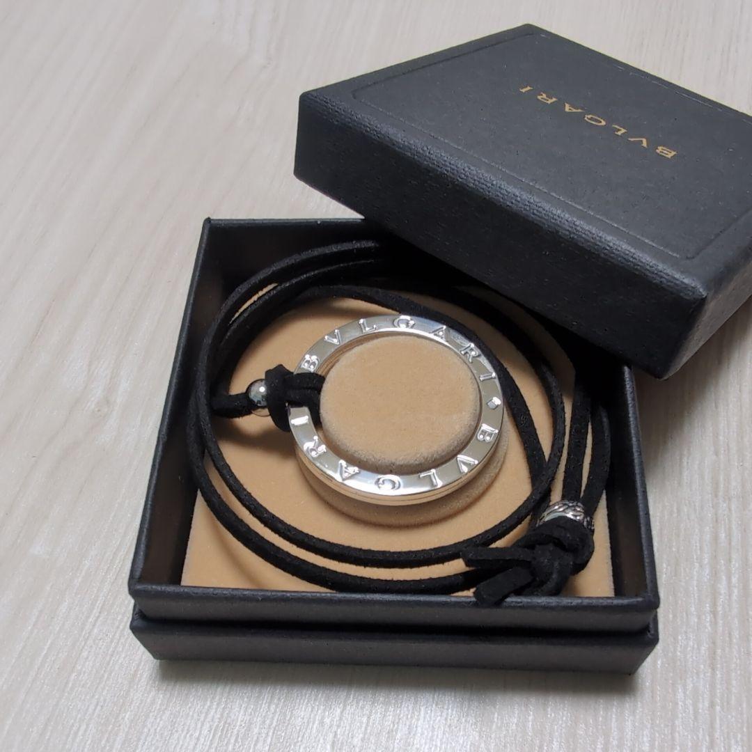 極美品 BVLGARI ブルガリ シルバーキーリングチョーカー ボックスケース付