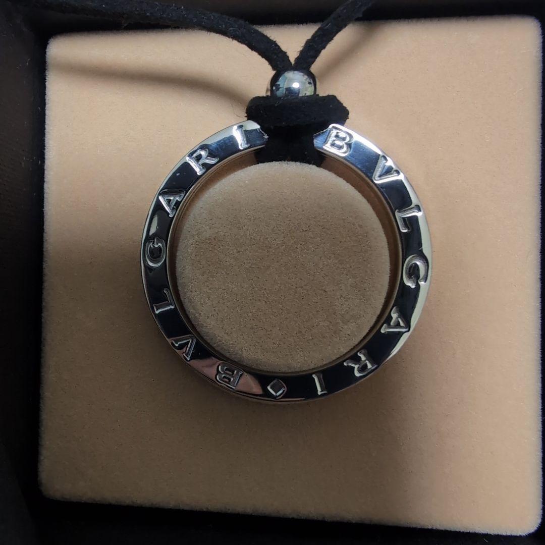 極美品 BVLGARI ブルガリ シルバーキーリングチョーカー ボックスケース付