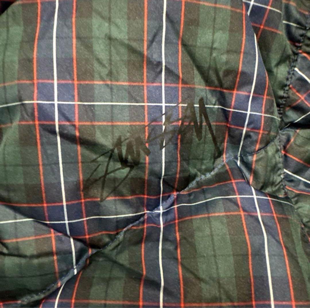 メ*イ様 old stussyオールドステューシー　チェックダウンジャケット　M