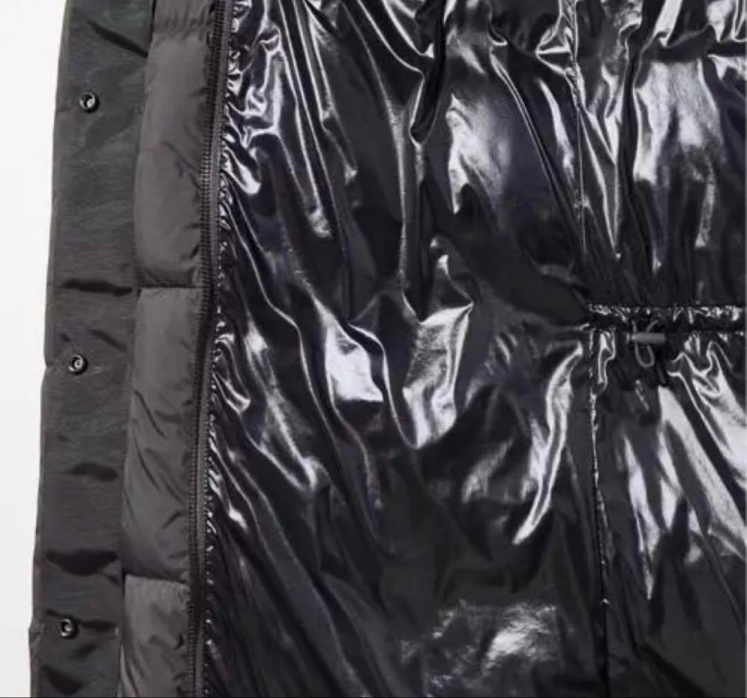 まのじ ⭐️ユニクロプラスJ ロングダウンジャケット　ブラック⭐️XL⭐️