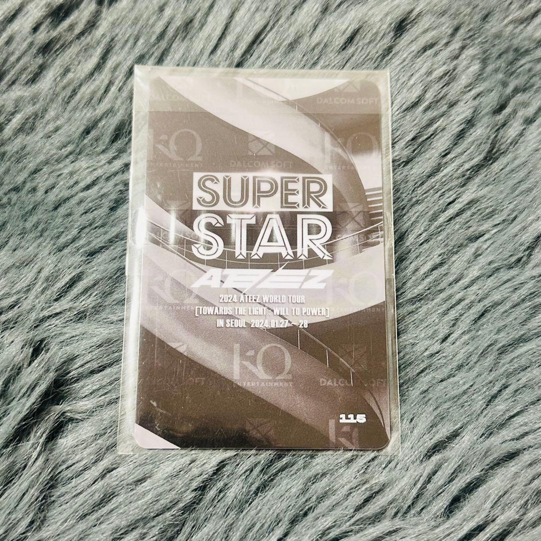 ATEEZ ソンファ SUPERSTAR トレカ 2024 ソウルコン