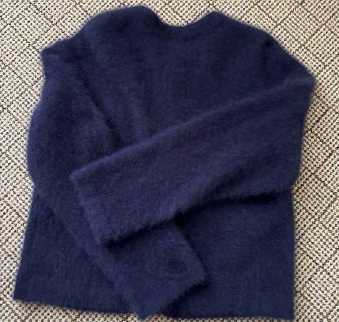 ユナイテッドアローズ　グリーンレーベル　ヘアリージャケットライクカーディガン