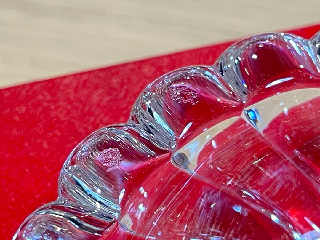 B7040【バカラ】ボリュート アッシュトレイ 小物入れ