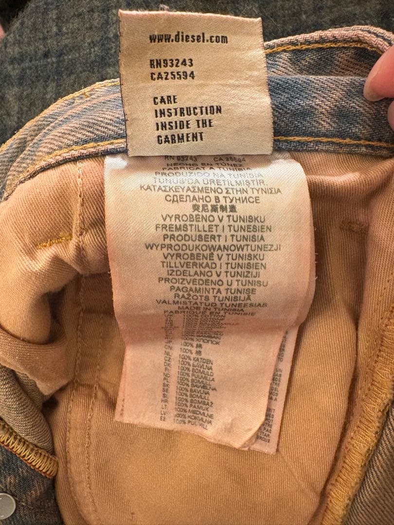 diesel カーゴデニム