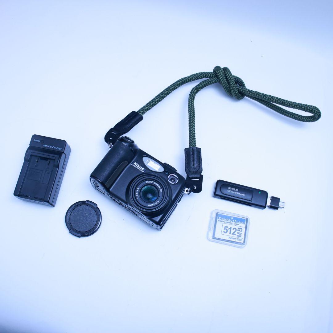 スマホ転送可 Nikon COOLPIX5400 CFカード他付き