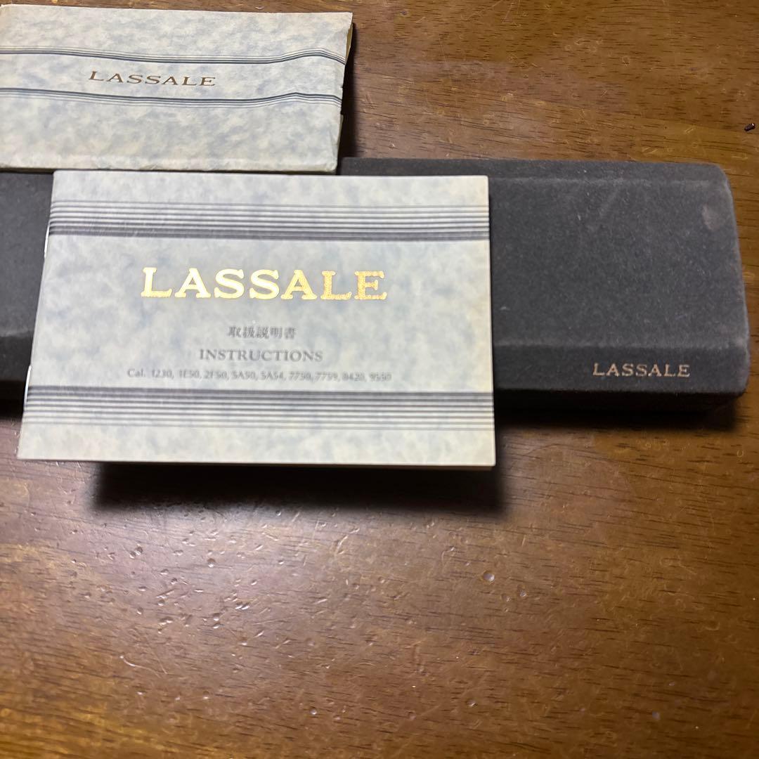 電池交換済み SEIKO LASSALE クォーツ時計