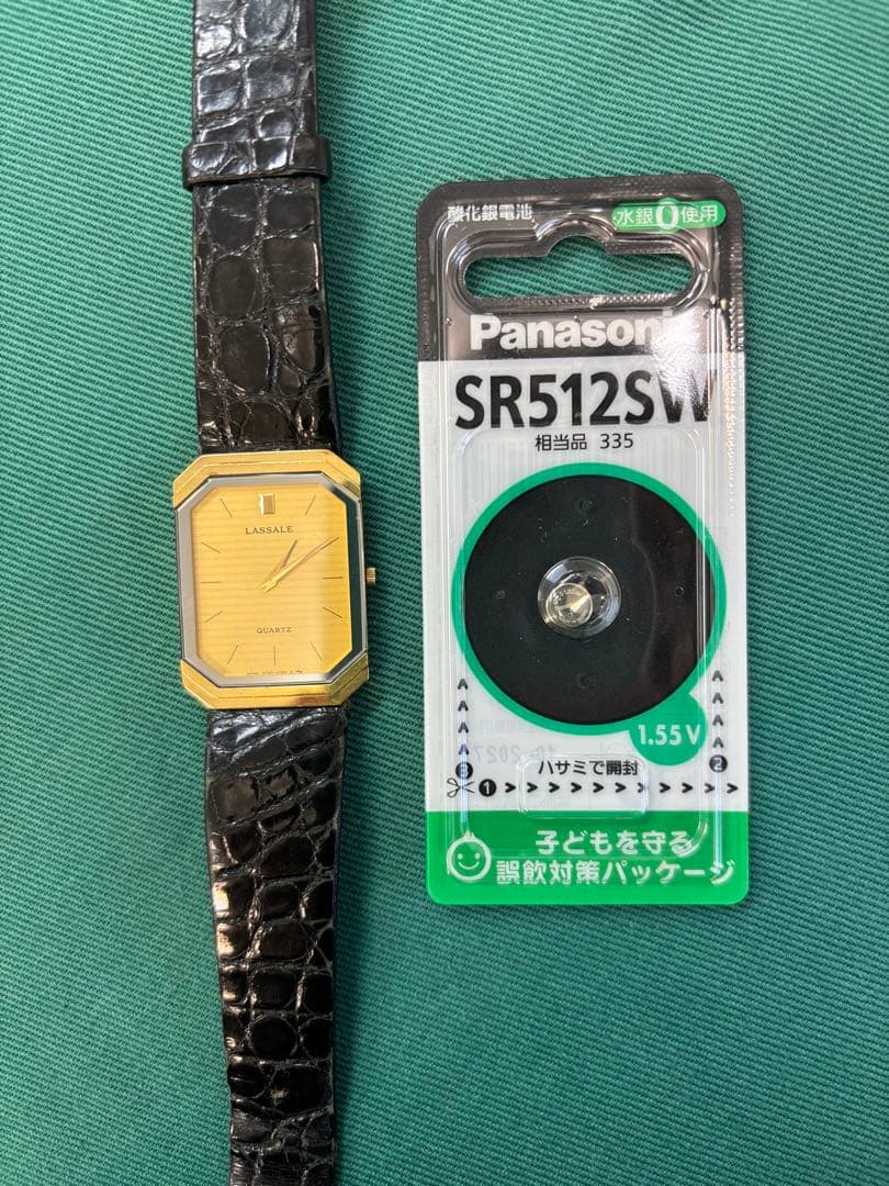 電池交換済み SEIKO LASSALE クォーツ時計