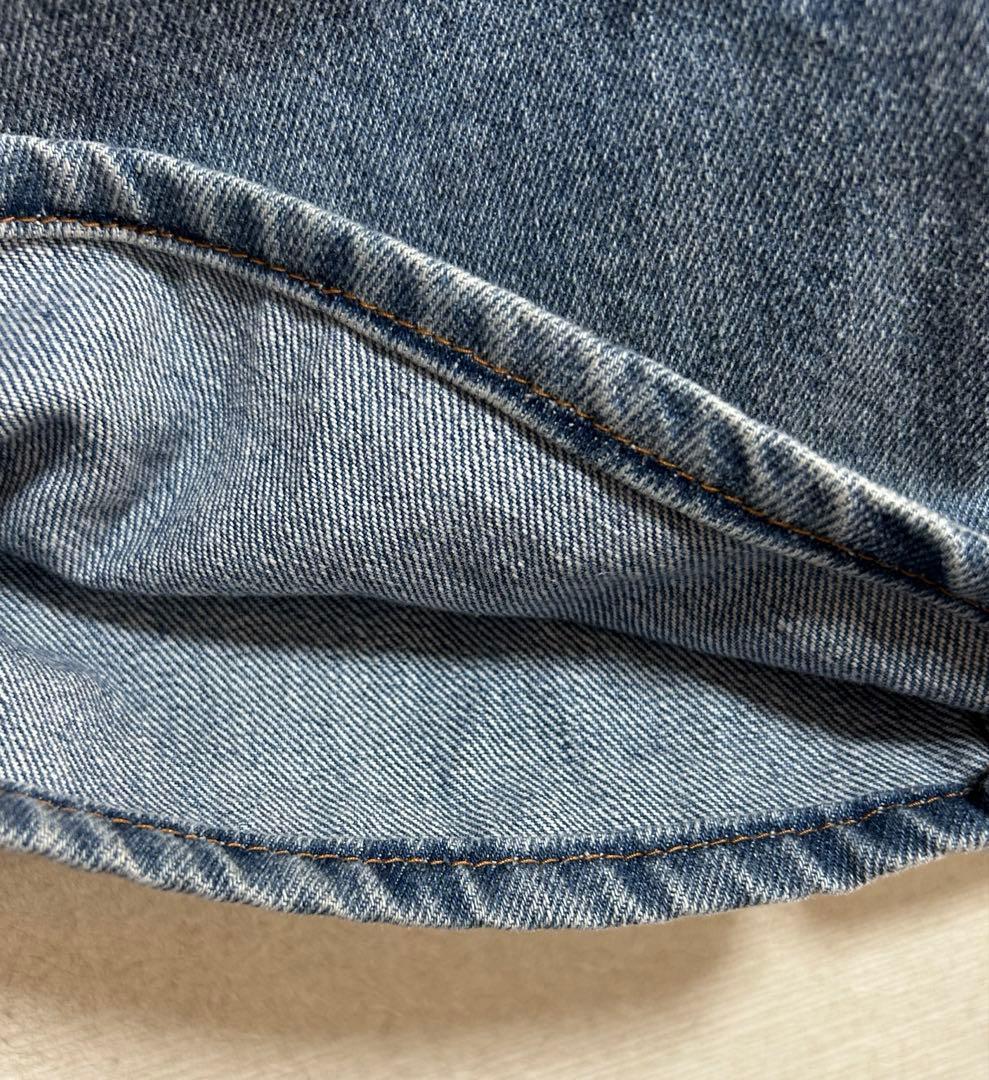 辻元舞さん　I'm in デニム　丈短め　Ｍ　ライトブルー