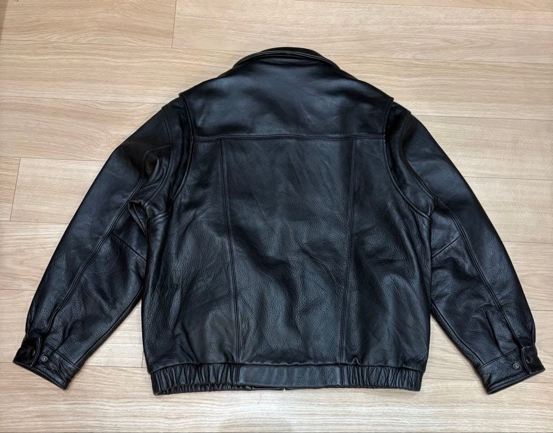 ST.JOHN'S BAY スイングトップ型レザージャケット