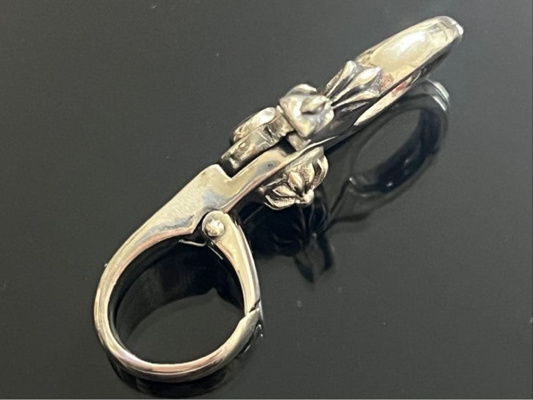 W*a様 ラスト1点！シルバー 925 クロス ファンシー キーチェーン キーリ