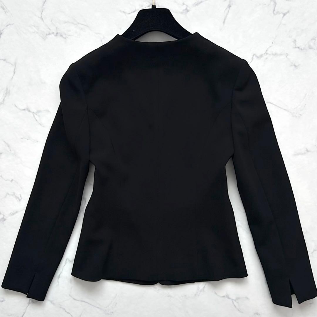 アンタイトル パンツスーツ トリアセテート ブラック 通年