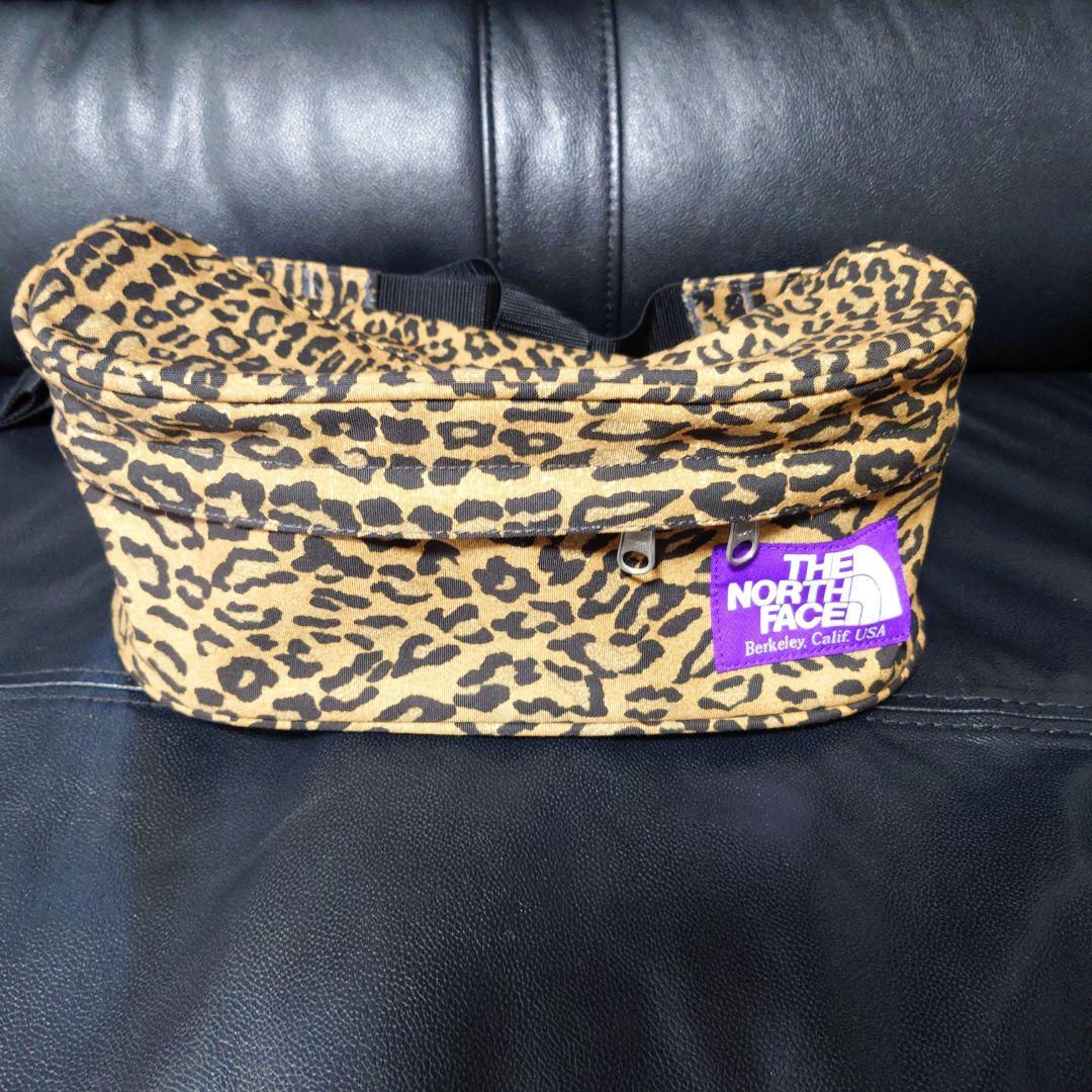 正月特別価格！THE NORTH FACE パープルレーベルヒョウ柄ボディバッグ