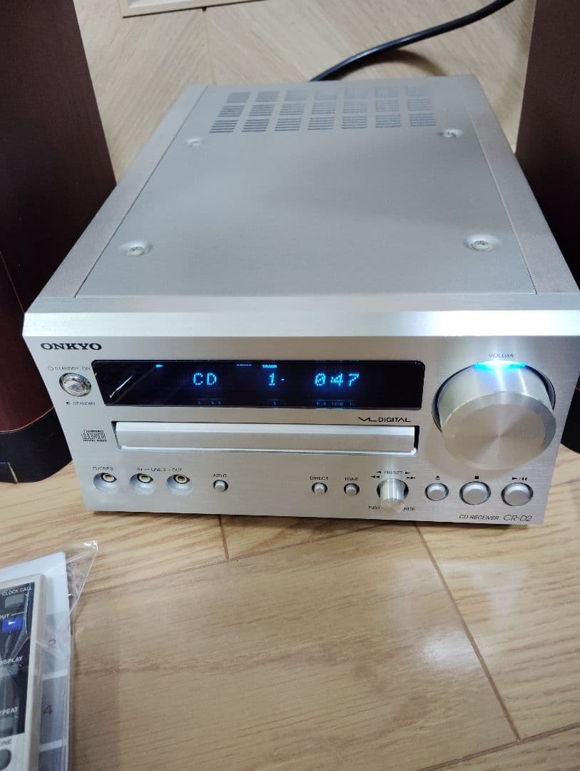 極美品・動作良好✨️ONKYO スピーカー CR-D2 D-D2E CDコンポ