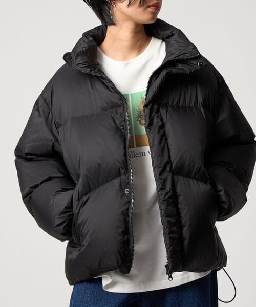 【別注】＜TAION×CITEN＞シンプルダウン BLACK S