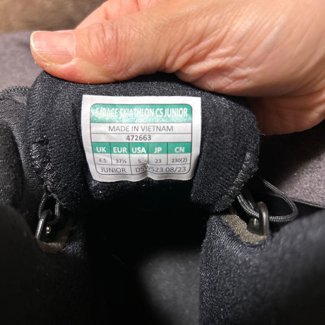 【状態良】　クロスカントリー23cm SALOMONSKIATHLON JR