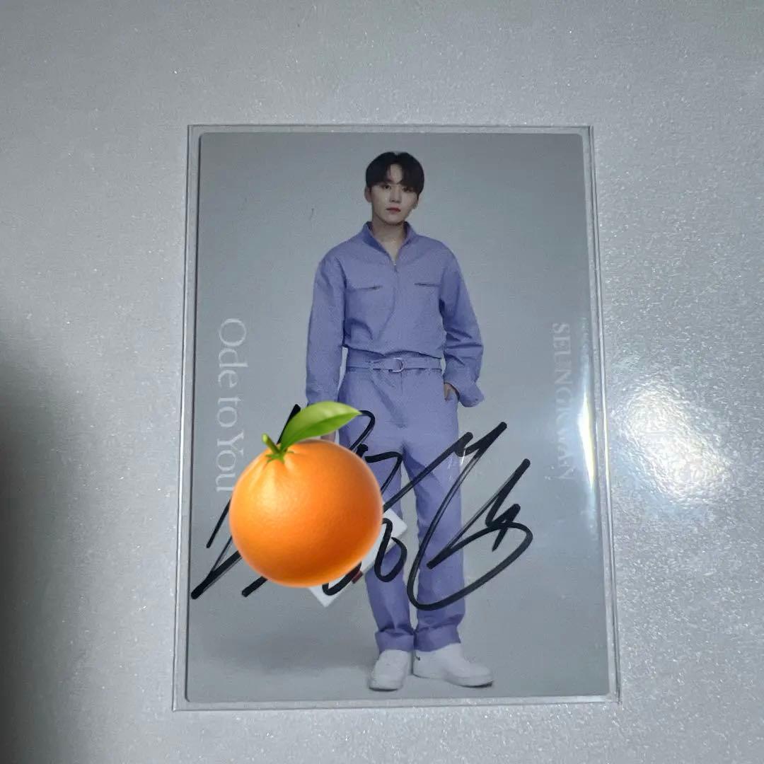 SEVENTEEN トレカ　Ode to You スングァン　直筆サイン