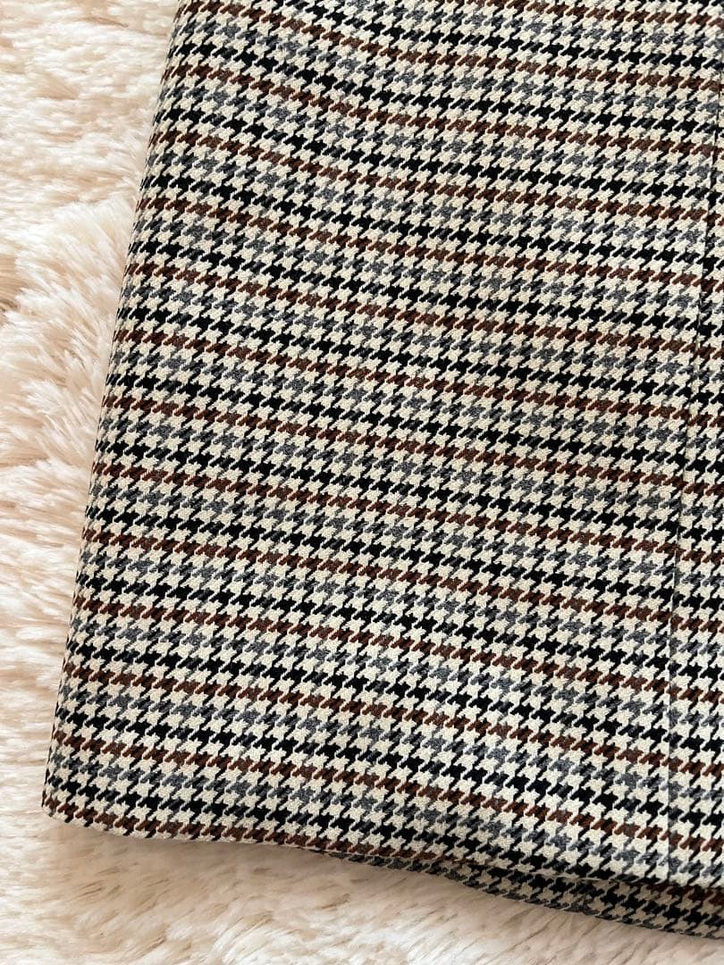 あきさま専用 チェック柄ダブルブレストベスト　ＬＬサイズ