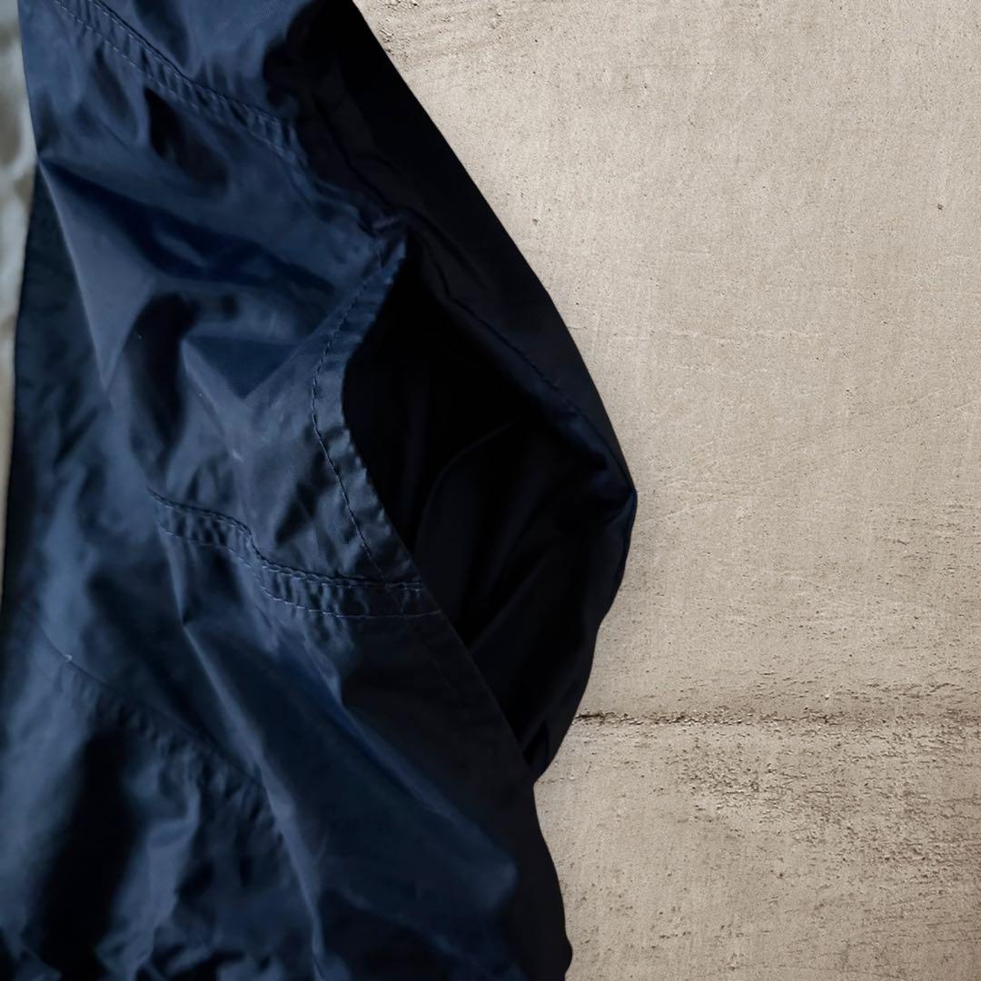 90sナイキNIKEナイロンジャケットスウォッシュロゴ刺繍短丈好配色テック古着L