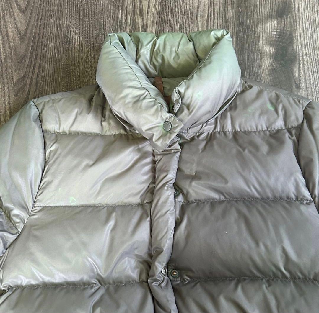 モンクレール メス ダウンジャケット フードファー付 00 グレージュ 希少