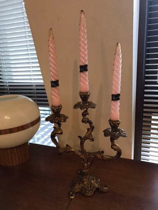 ヴィンテージ　キャンドルホルダー　灯燭台