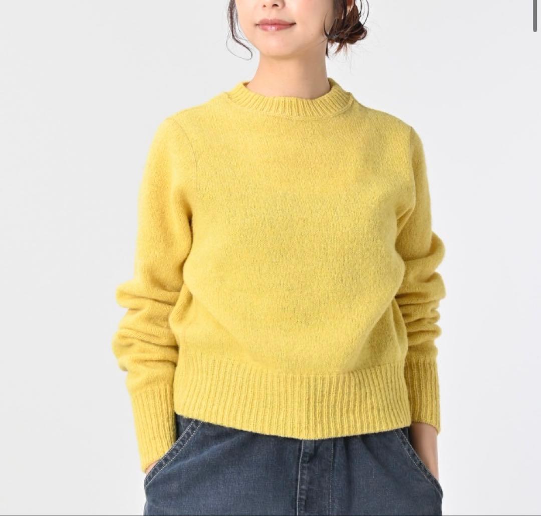 45R シェットランドの縮絨セーター