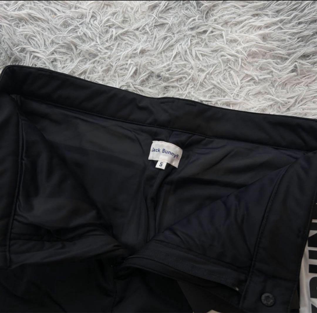 新品　ジャックバニー　パンツ　中綿　防寒　ストレッチ　ブラック　サイズ5