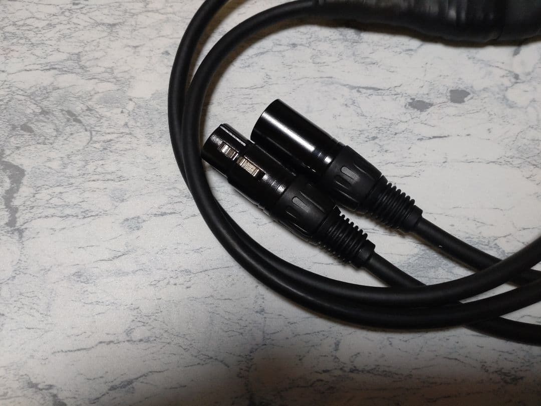 【カスタム依頼】140段式カタパルト搭載　XLRケーブル ペア　約1.5m