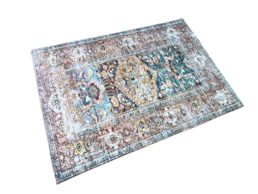 10AAM004 美品 unicoウニコ ラグ MELIKE（メリケ）カーペット