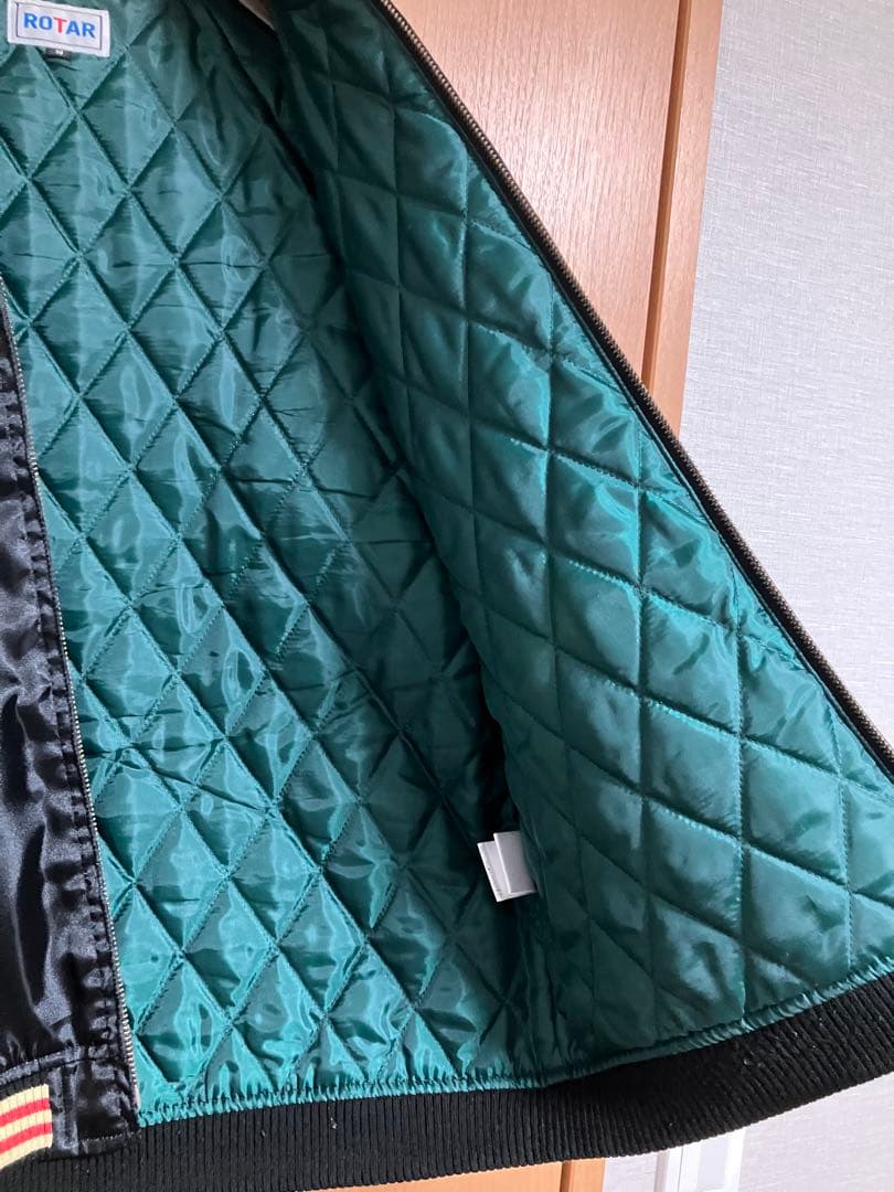 【値下げ】ROTAR スカジャン ブラック/クリーム　サイズS