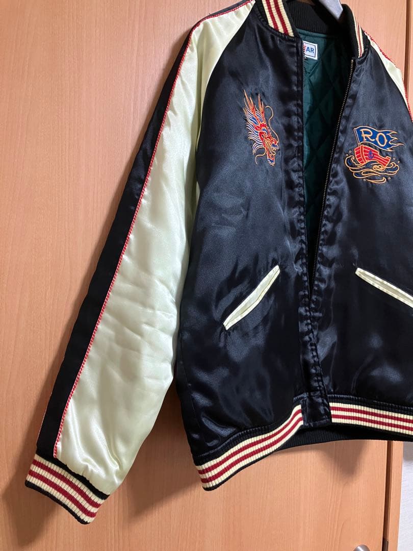 【値下げ】ROTAR スカジャン ブラック/クリーム　サイズS