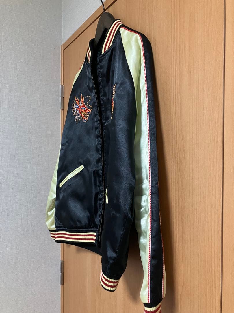 【値下げ】ROTAR スカジャン ブラック/クリーム　サイズS