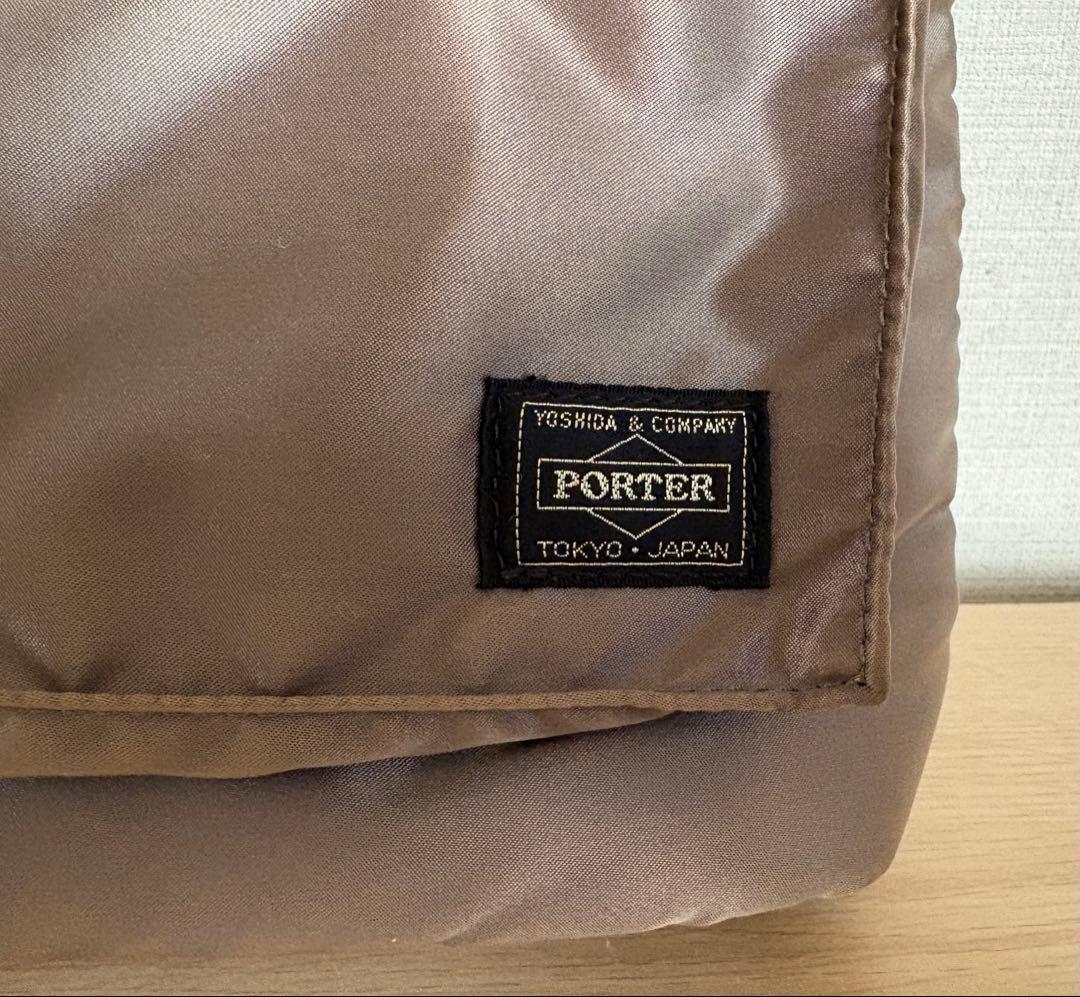 ポーター　タンカー　トートバッグ　シルバー