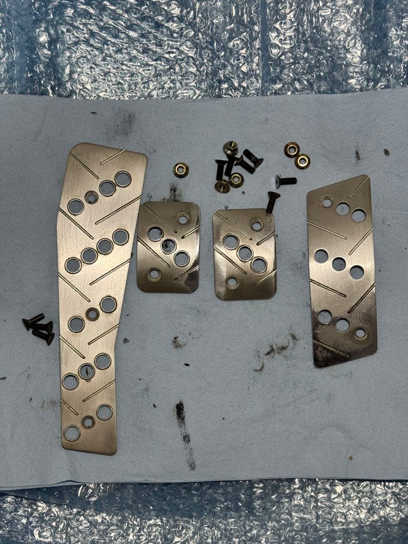 NBロードスター 後期 純正 オプション スポーツ ペダル カバー 3ペダル