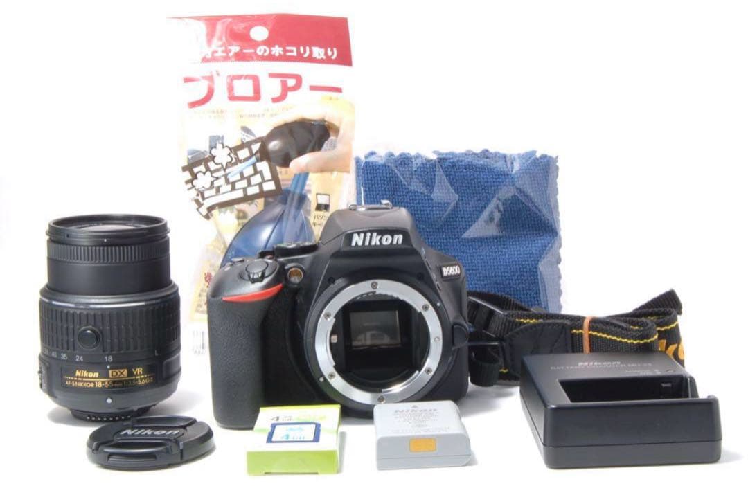 Wi-Fi搭載！高画質一眼 Nikon D5600 動作◎ 人気 軽量 即使用可