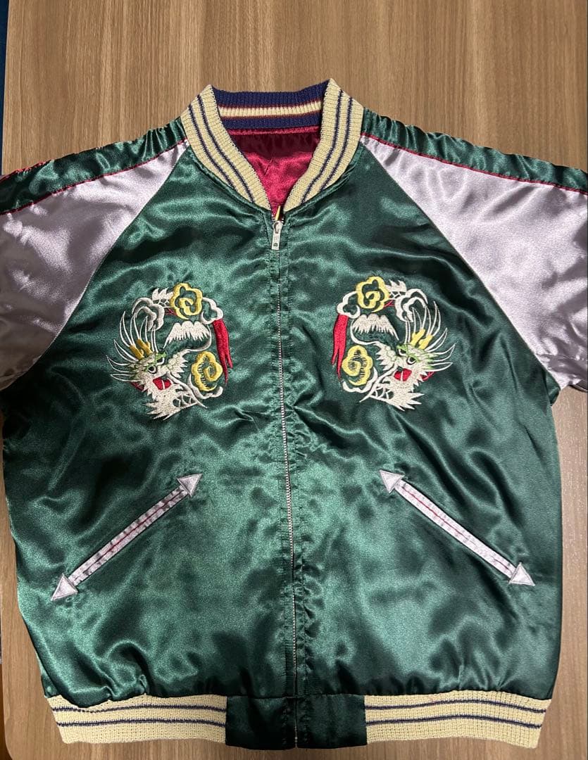 ごんすごんす テーラー東洋スカジャン 龍 /平和メッセージ