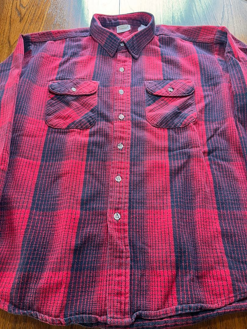 90's FIVE BROTHER ネルシャツ　ファイブブラザー　ヘビネル