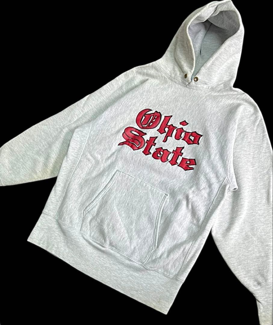 90's チャンピオンリバースウィーブ　オハイオ　スウェット　パーカー USA製