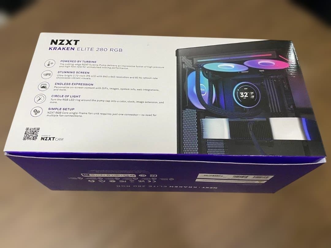NZXT Kraken Elite 280 RGB v2 Black 簡易水冷