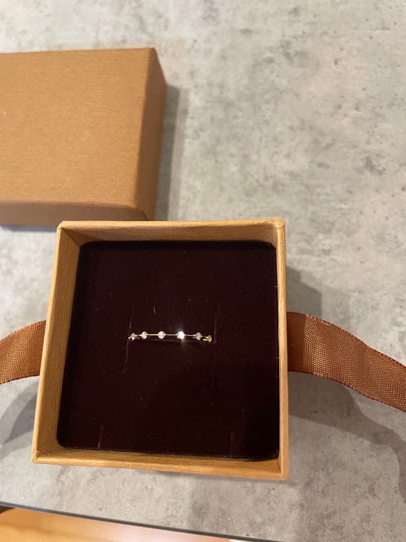 lui jewelry 8 diamonds ring 13号