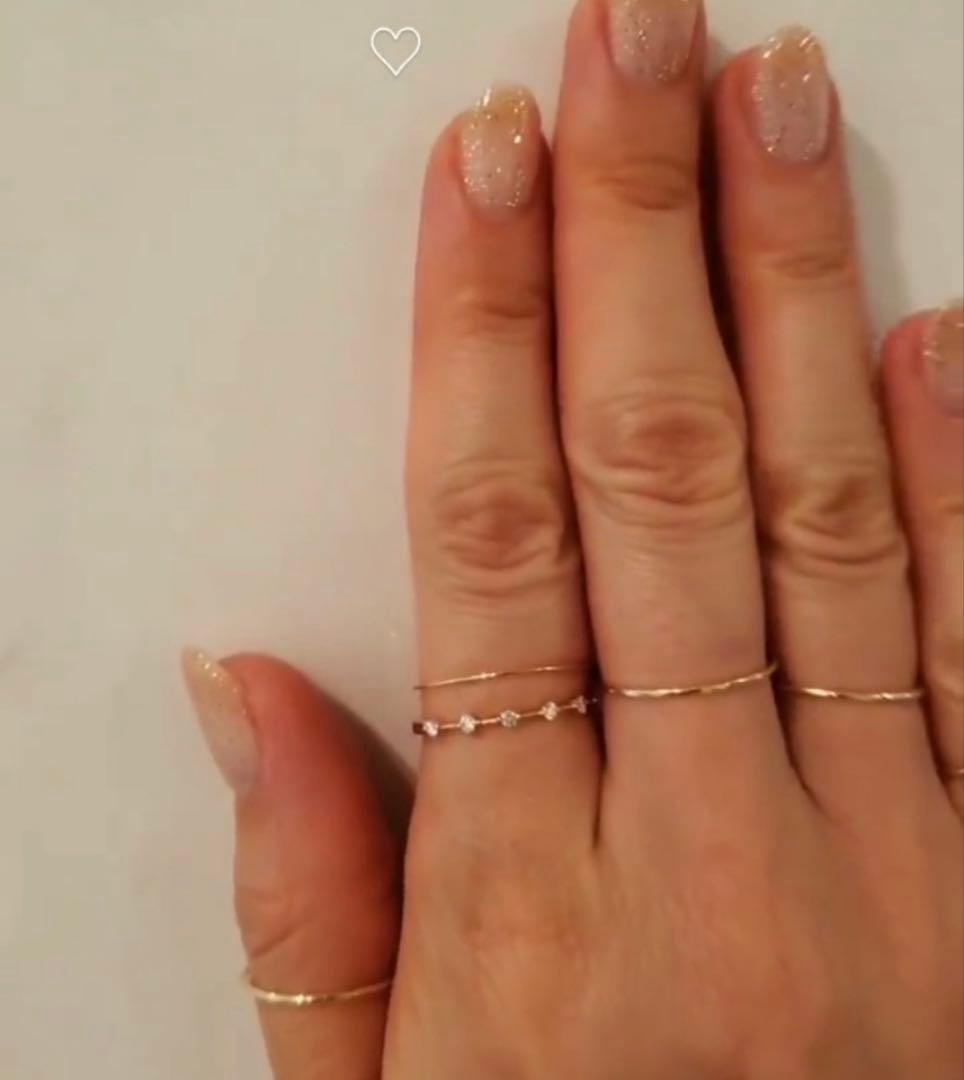 lui jewelry 8 diamonds ring 13号