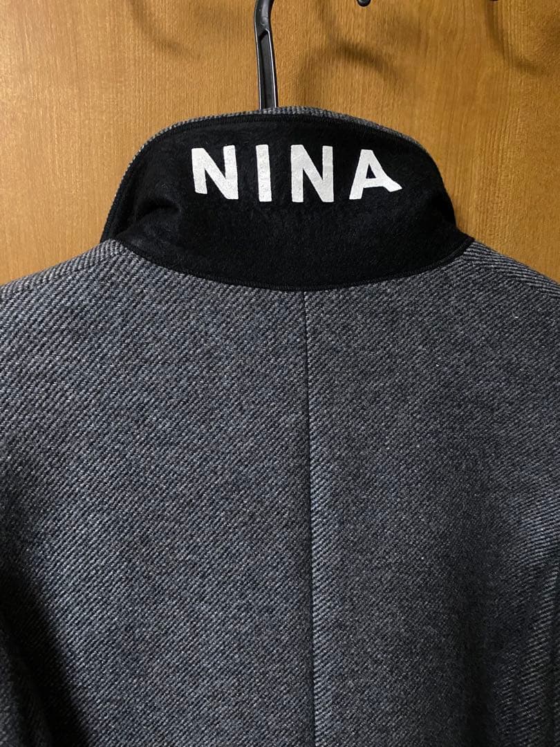 新品✨NINA RICCI チェスターコート ロング丈 ２つボタン グレー 36