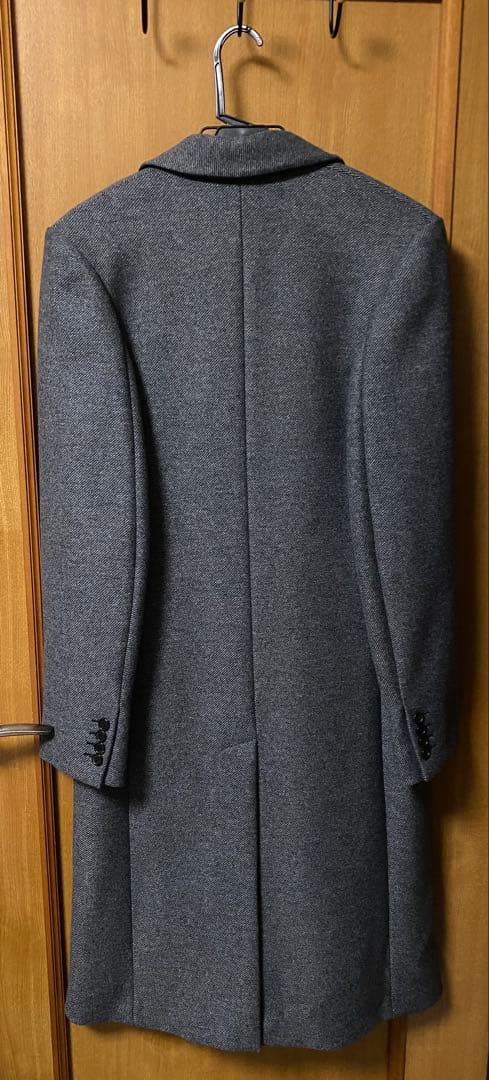 新品✨NINA RICCI チェスターコート ロング丈 ２つボタン グレー 36