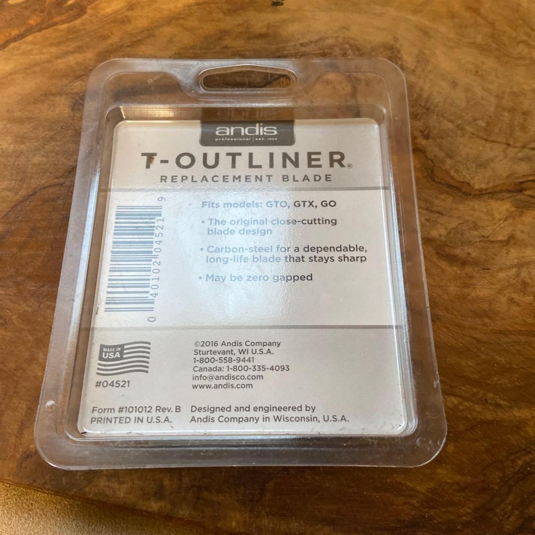 andis T-OUTLINER BLACKOUT 限定版 替刃 変圧器付き
