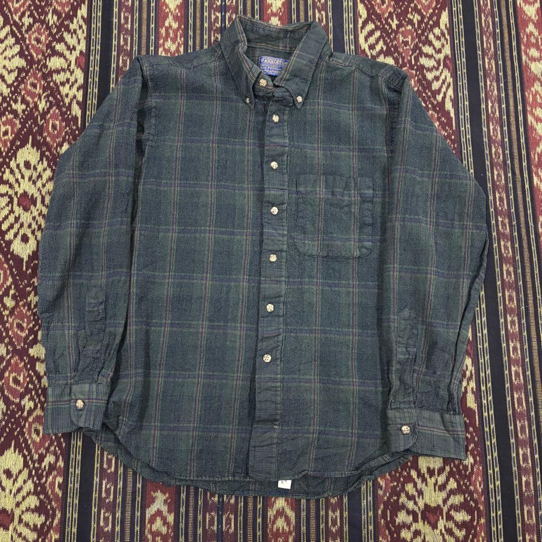 ス*ー様 80s PENDLETON ウールシャツ チェック USA製 ビンテー