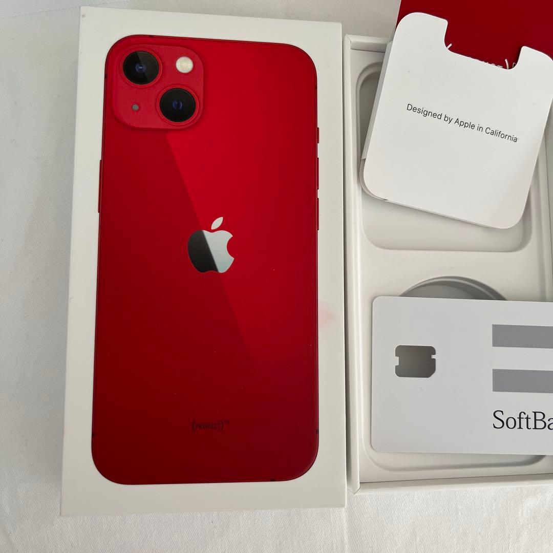Apple iPhone 13 (バッテリー93% PRODUCT)赤128GB