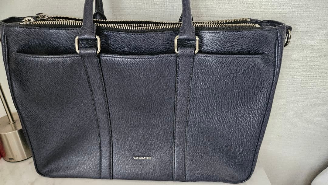 【超美品 あと1日】COACH メトロポリタン ダブルファスナービジネスバッグ