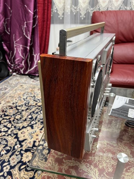 内蔵BLT変更可能ナショナル ラジカセRX-7200動作品 FMAM受信可 中古