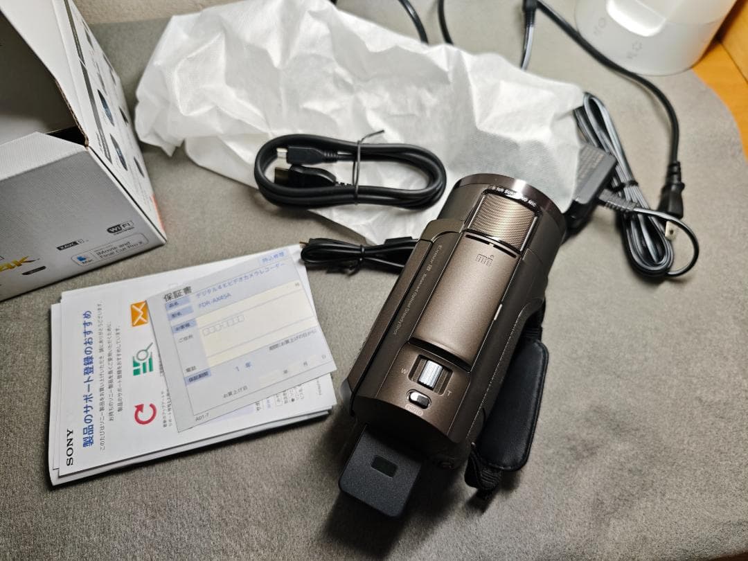 動作確認済み！SONY FDR-AX45A 4Kビデオカメラ 本体