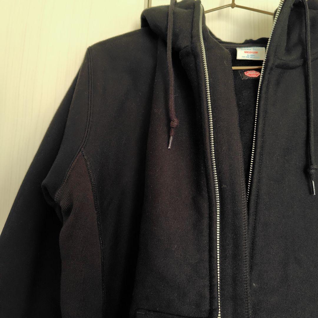 Champion チャンピオン ウインドストッパー ジップパーカー 黒 メンズM