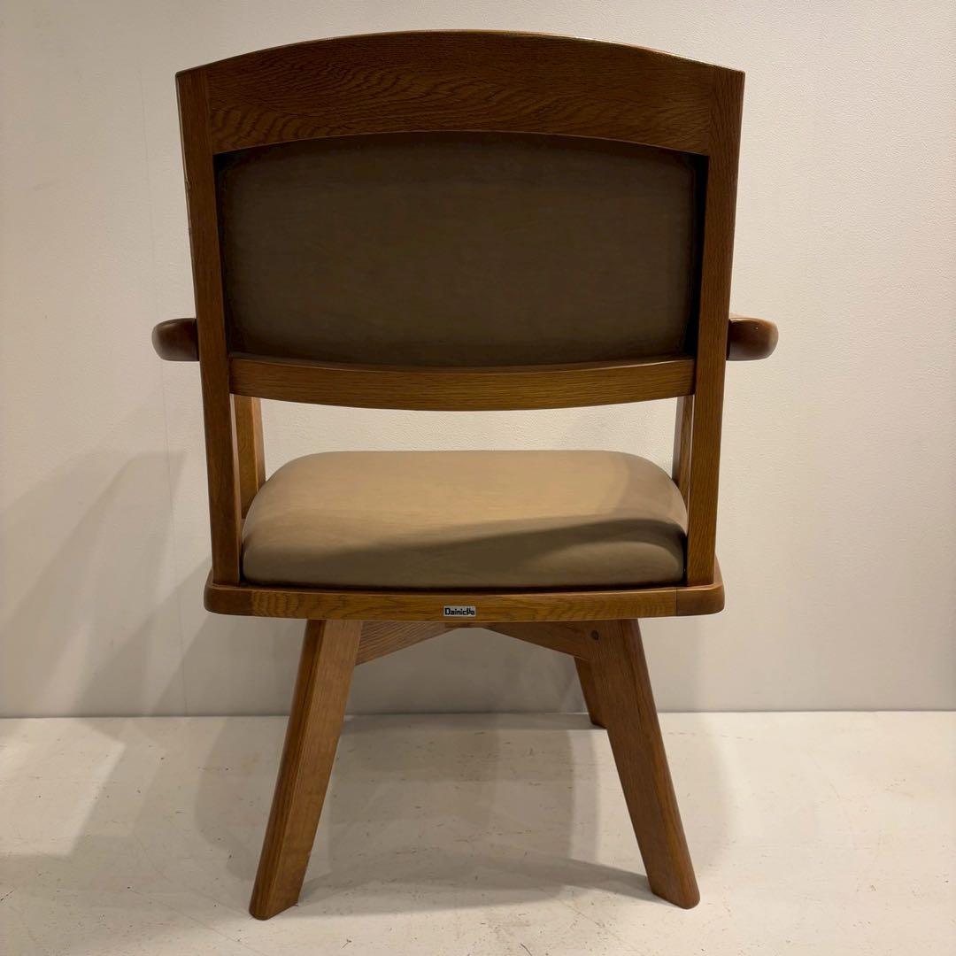 Dainichi 回転チェア　カントリーチェア　ダイニングチェア